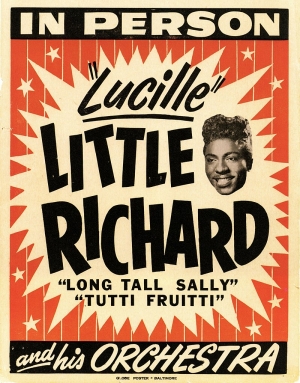 Αφίσα για ένα σόου του Λιτλ Ρίτσαρντ, περ. 1956. 