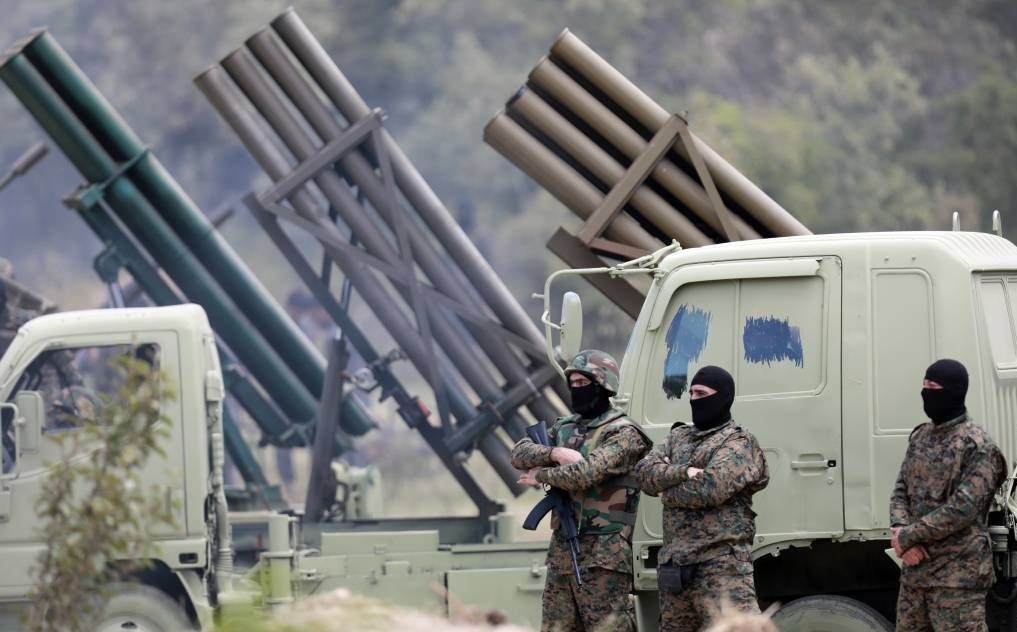 Hezbollah drill in Aaramta 03