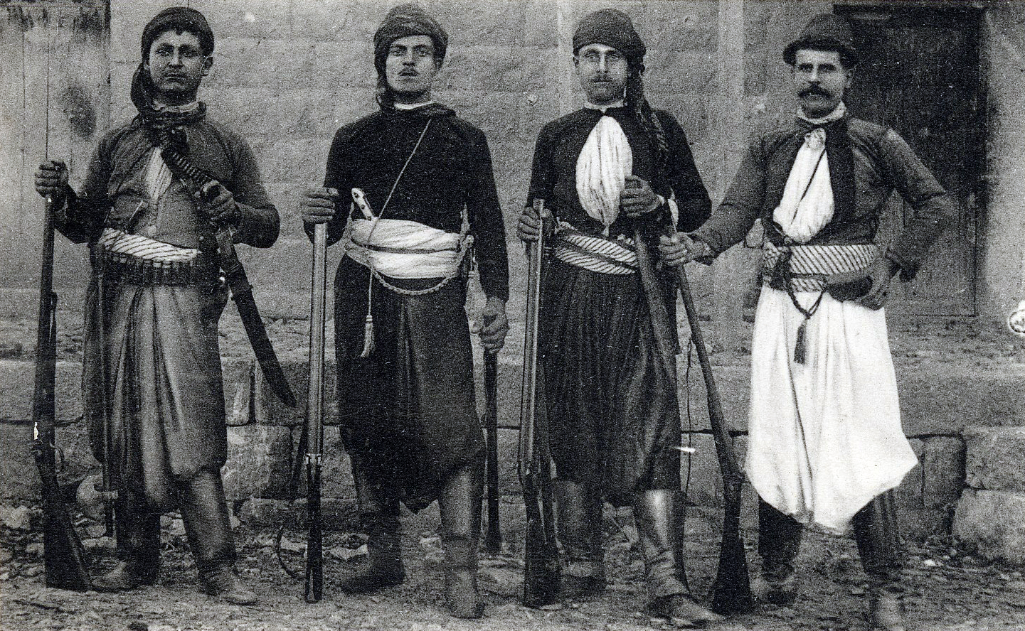 Lebanese Christian men from Mount Lebanon late 1800s