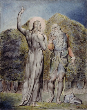 William Blake, Ο πρώτος πειρασμός (περ.1820). 