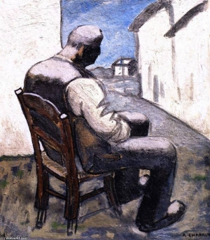 Auguste Chabaud, O καθισμένος άντρας (1911). 