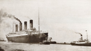 O Τιτανικός τον Απρίλιο του 1912.
