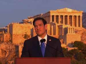 7 &Omicron;&kappa;&tau;&omega;&beta;&rho;ί&omicron;&upsilon; 2026, &Alpha;&theta;ή&nu;&alpha;. &Omicron; &Alpha;&mu;&epsilon;&rho;&iota;&kappa;&alpha;&nu;ό&sigmaf; &upsilon;&pi;&omicron;&upsilon;&rho;&gamma;ό&sigmaf; &Epsilon;&xi;&omega;&tau;&epsilon;&rho;&iota;&kappa;ώ&nu;, &Mu;ά&rho;&kappa;&omicron; &Rho;&omicron;ύ&mu;&pi;&iota;&omicron;, &mu;&iota;&lambda;ά &sigma;&tau;&eta;&nu; &Pi;&nu;ύ&kappa;&alpha;. &Eta; &epsilon;&iota;&kappa;ό&nu;&alpha;, &kappa;&alpha;&rho;έ &alpha;&pi;ό &tau;&eta;&nu; &tau;&eta;&lambda;&epsilon;&omicron;&pi;&tau;&iota;&kappa;ή &mu;&epsilon;&tau;ά&delta;&omicron;&sigma;&eta; &tau;&eta;&sigmaf; &omicron;&mu;&iota;&lambda;ί&alpha;&sigmaf; &tau;&omicron;&upsilon;.