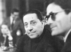 O Σάντρο Πέννα με τον Πιερ Πάολο Παζολίνι. 