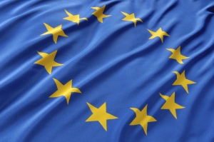 H σημαία της Ευρώπης. 