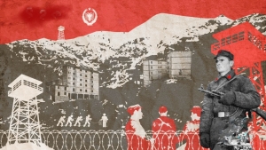 Αφίσα αγνώστων, σχολιαστική του αλβανικού κράτους επί Εμβέρ Χότζα (προσαρμογή).