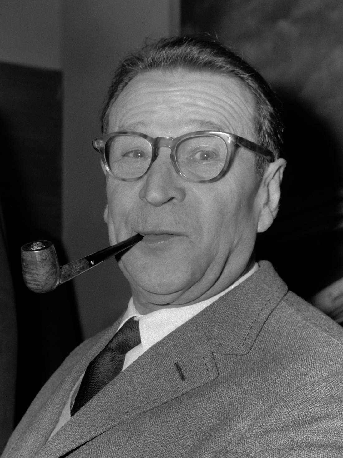 Ο Ζωρζ Σιμενόν στην Ολλανδία, το 1965. 