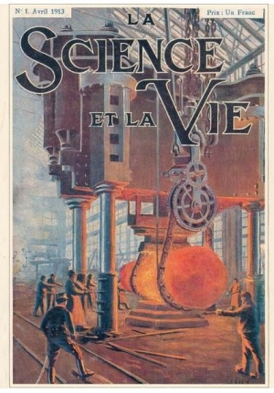 Το πρώτο τεύχος, 1913, του γαλλικού επιστημονικού περιοδικού Science et Vie, στο οποίο αναφέρεται στην επιστολή του ο Σπύρος.