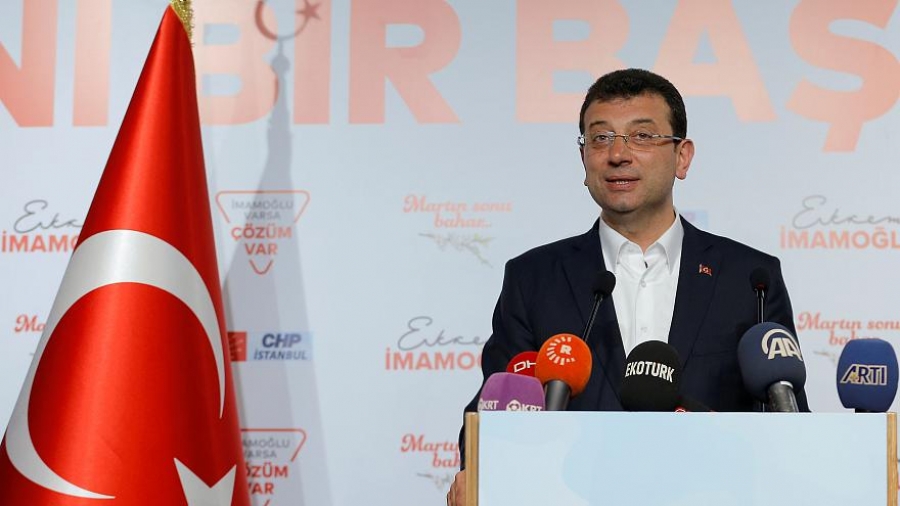 Εκρέμ Ιμάμογλου. Στέλεχος του CHP, ο νέος δήμαρχος της Κωνσταντινούπολης.