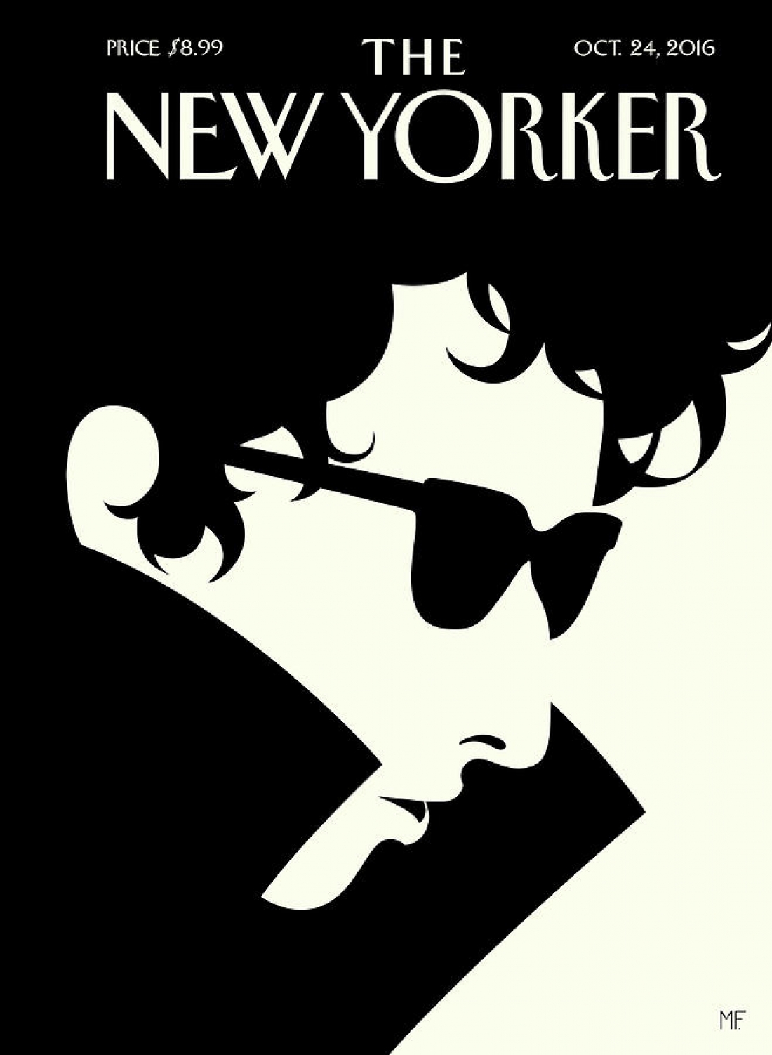 O Nτύλαν στο εξώφυλλο του New Yorker, της 24ης Οκτωβρίου 2016, από τη γαλλίδα εικονογράφο Malika Favre.   
