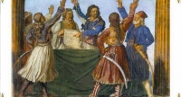 LEZANTES  Ludwig Michael von Schwanthaler, &Eta; &Epsilon;&theta;&nu;&iota;&kappa;ή &Sigma;&upsilon;&nu;έ&lambda;&epsilon;&upsilon;&sigma;&eta; &sigma;&tau;&eta;&nu; &Epsilon;&pi;ί&delta;&alpha;&upsilon;&rho;&omicron;. &Alpha;&nu;&alpha;&pi;&alpha;&rho;ί&sigma;&tau;&alpha;&tau;&alpha;&iota; &eta; &sigma;&tau;&iota;&gamma;&mu;ή &tau;&eta;&sigmaf; &omicron;&rho;&kappa;&omega;&mu;&omicron;&sigma;ί&alpha;&sigmaf; &tau;&omega;&nu; &pi;&lambda;&eta;&rho;&epsilon;&xi;&omicron;&upsilon;&sigma;ί&omega;&nu; &mu;&pi;&rho;&omicron;&sigma;&tau;ά &sigma;&tau;&omicron; &laquo;&Pi;&rho;&omicron;&sigma;&omega;&rho;&iota;&nu;ό&nu; &pi;&omicron;&lambda;ί&tau;&epsilon;&upsilon;&mu;&alpha; &tau;&eta;&sigmaf; &Epsilon;&lambda;&lambda;ά&delta;&omicron;&sigmaf;&raquo; (1&eta; &Iota;&alpha;&nu;&omicron;&upsilon;&alpha;&rho;ί&omicron;&upsilon; 1822). &Tau;&omicron;&iota;&chi;&omicron;&gamma;&rho;&alpha;&phi;ί&epsilon;&sigmaf; &tau;&omicron;&upsilon; &Mu;&epsilon;&gamma;ά&rho;&omicron;&upsilon; &tau;&eta;&sigmaf; &Beta;&omicron;&upsilon;&lambda;ή&sigmaf;, &alpha;ί&theta;&omicron;&upsilon;&sigma;&alpha; &tau;&omega;&nu; &Upsilon;&pi;&alpha;&sigma;&pi;&iota;&sigma;&tau;ώ&nu;, &beta;ό&rho;&epsilon;&iota;&omicron;&sigmaf; &tau;&omicron;ί&chi;&omicron;&sigmaf;.  