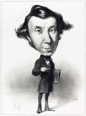 O Αλέξης ντε Τοκβίλ από τον Ονορέ Ντωμιέ, 1849.
