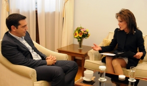 Ο πρόεδρος του ΣΥΡΙΖΑ με την επικεφαλής της κοσμικής συνιστώσας της Αριστεράς.